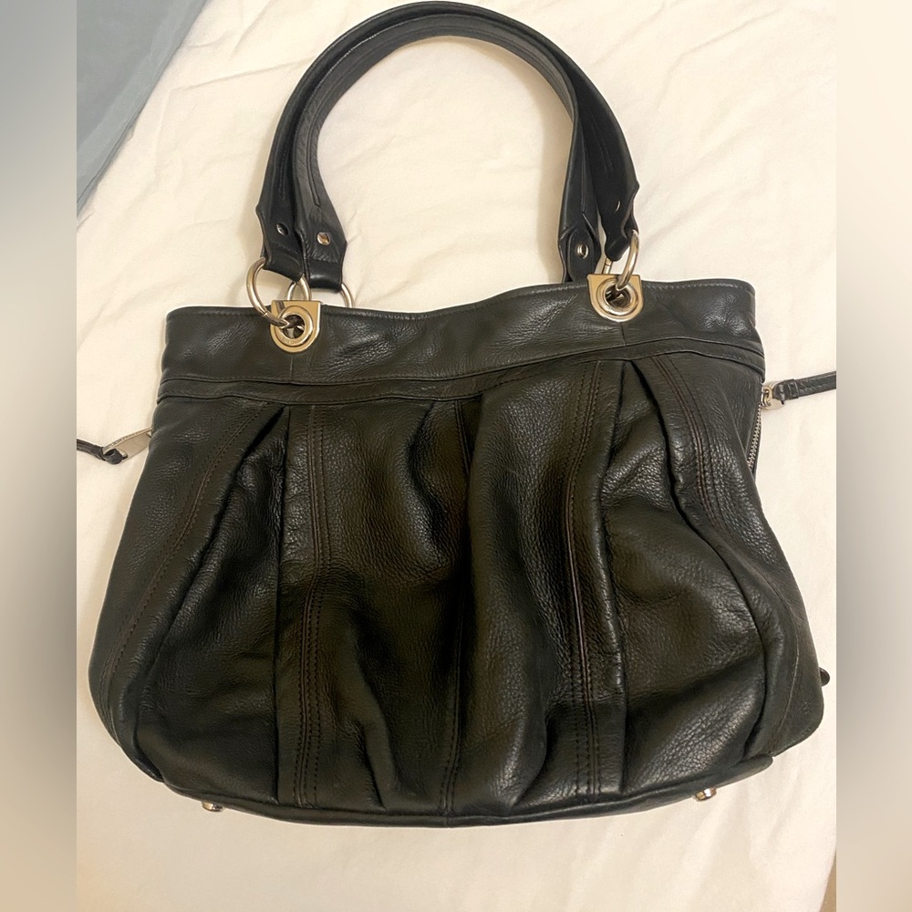 B. Makowsky bag. Very slouchy and soft. Genuine leather. Gently used.
